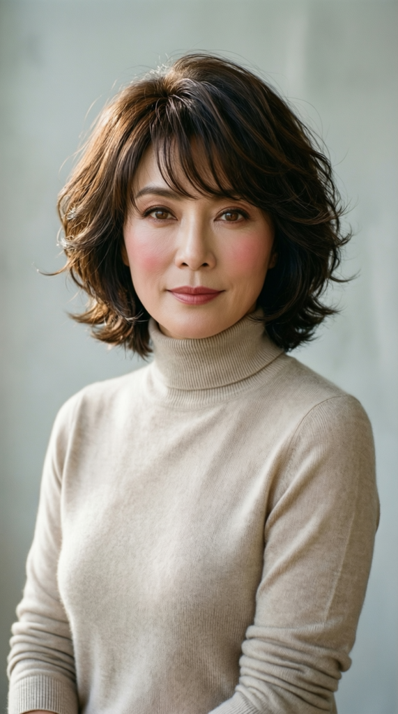 Layered Shag With Bangs