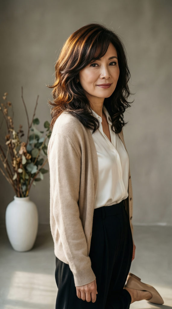 Choppy Layers With Side Bangs