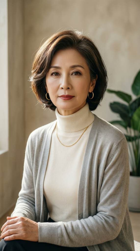 Classic Crop with Side Part