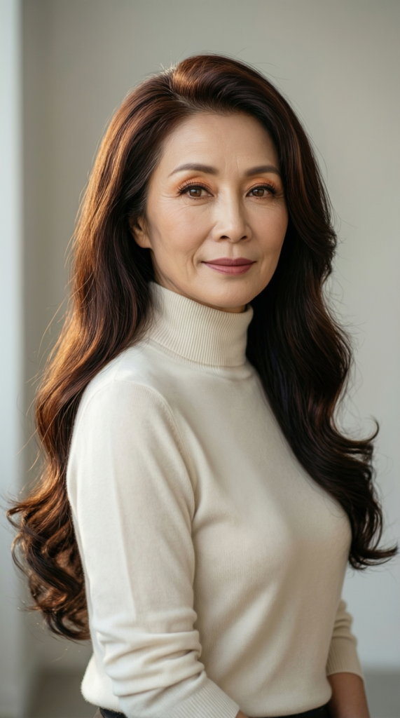 Curled Ends With Side Bangs