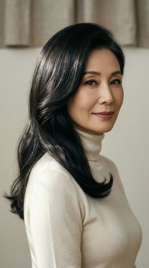 Smooth Blowout With Side Part