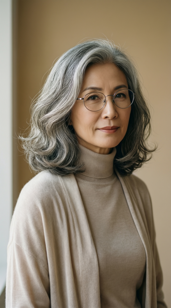 Layered Side-Swept Cut