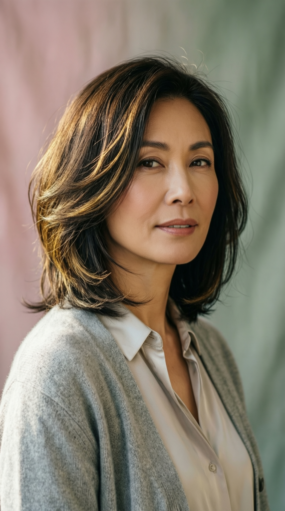 Layered Lob (Long Bob)