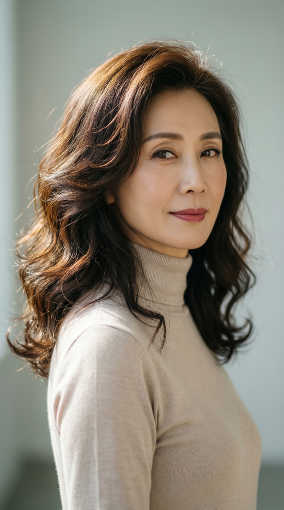 Medium-Length Hair with Soft Curls