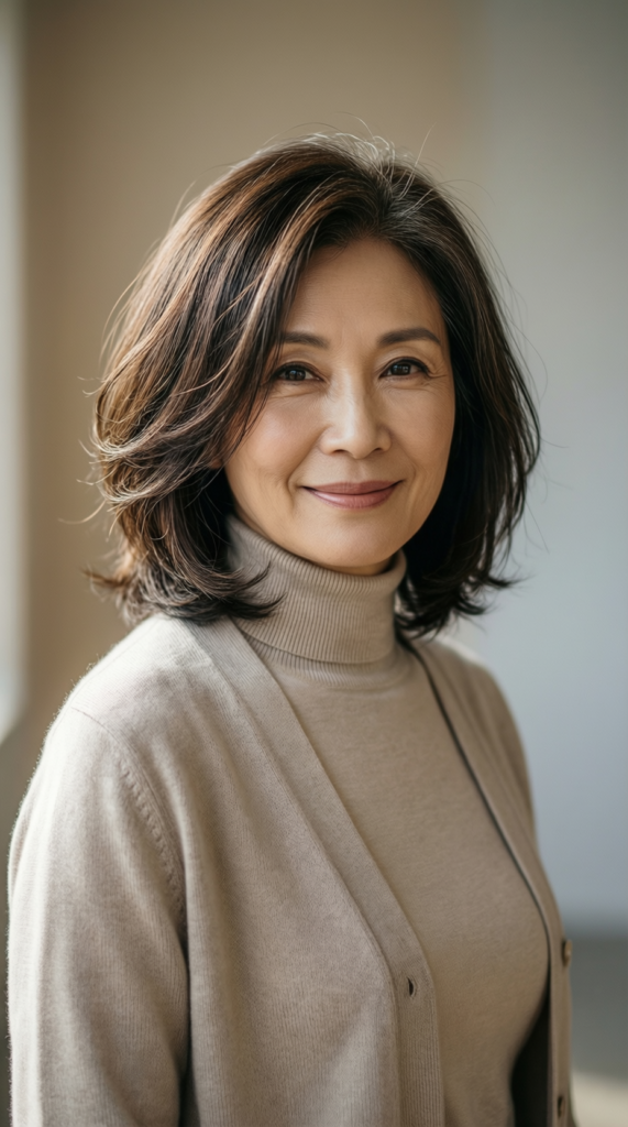 Layered Lob (Long Bob)