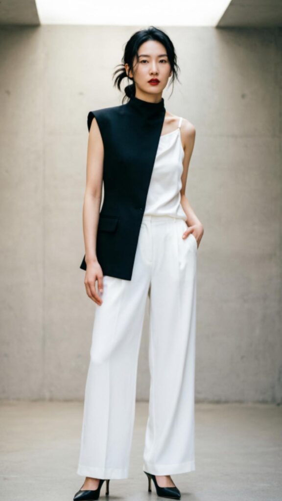 Bold Monochrome Outfit