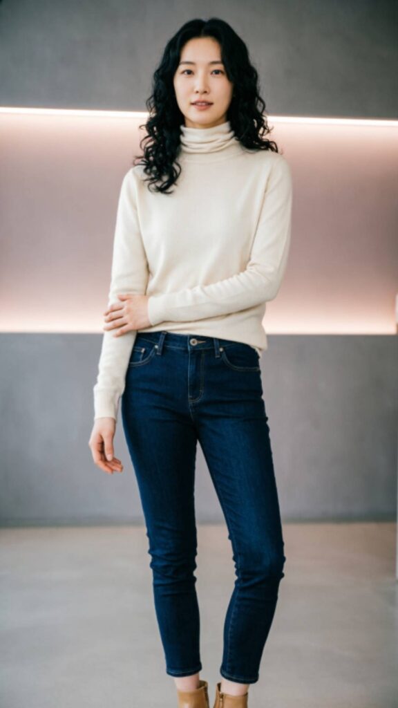 Turtleneck with Skinny Jeans