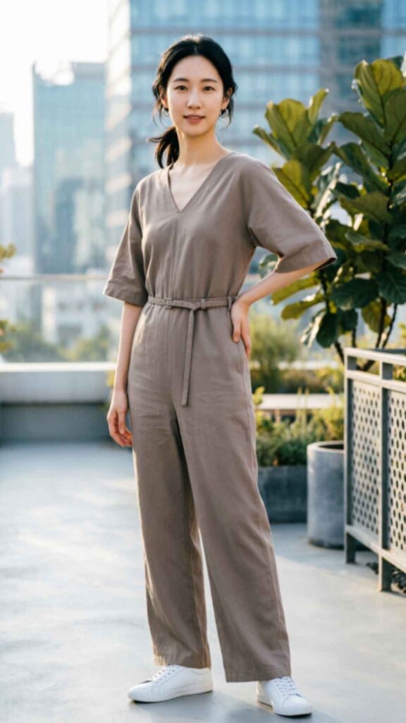 Jumpsuits with Sneakers