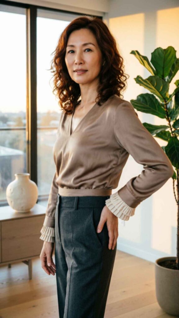 Tunic Top with Slim Pants