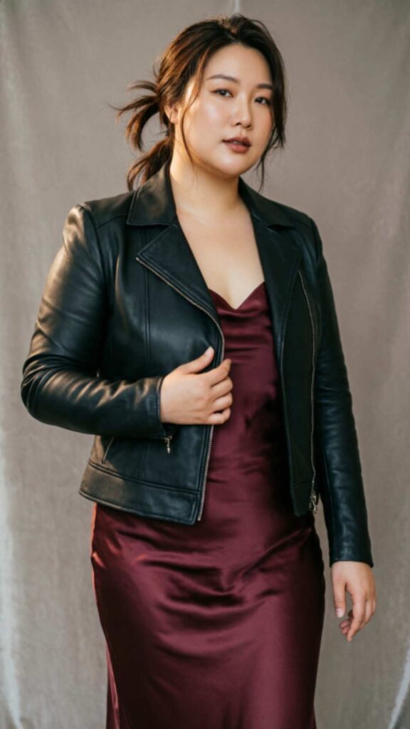 Leather Jackets & Dresses