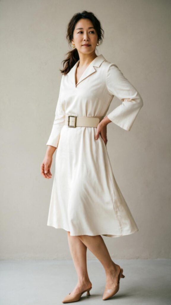 Shirt Dresses with Belt
