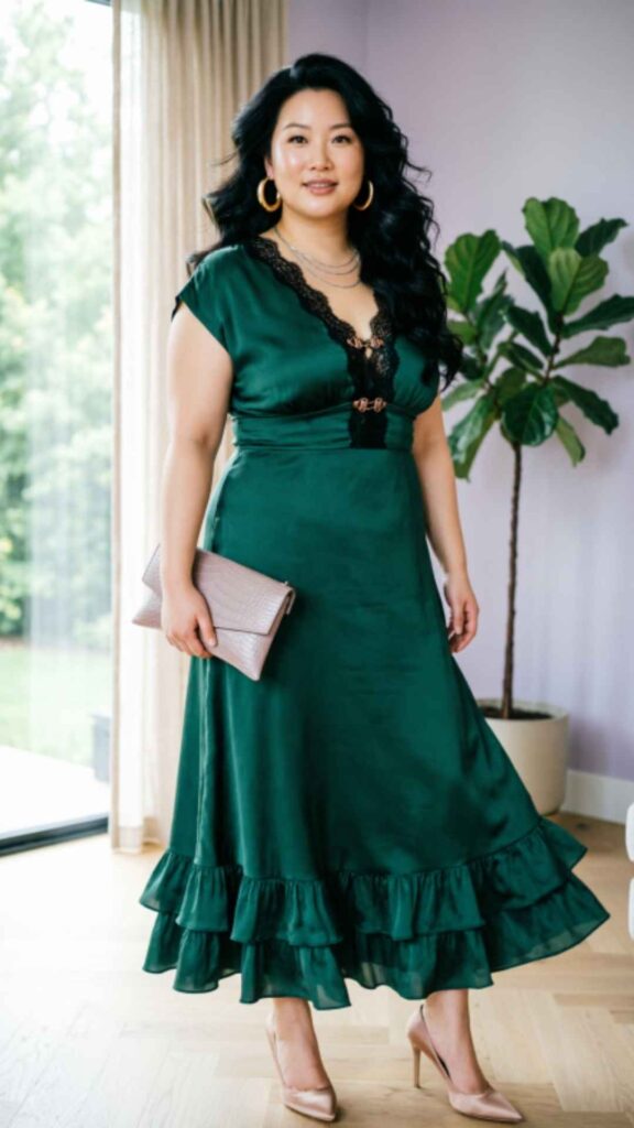 Statement Dress with Accessories