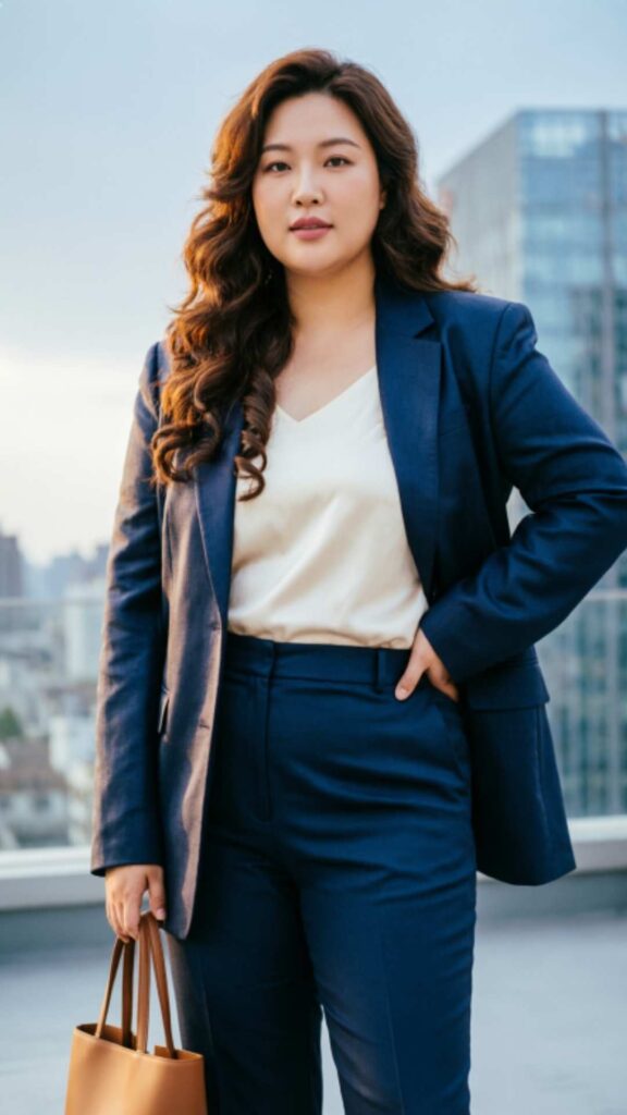 Blazer with Tailored Pants