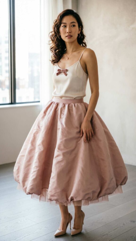 Tulle Skirts with Simple Tops