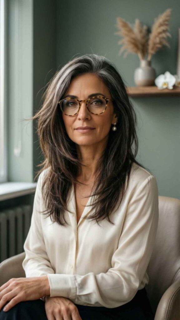 Choppy Shoulder-Length Cut