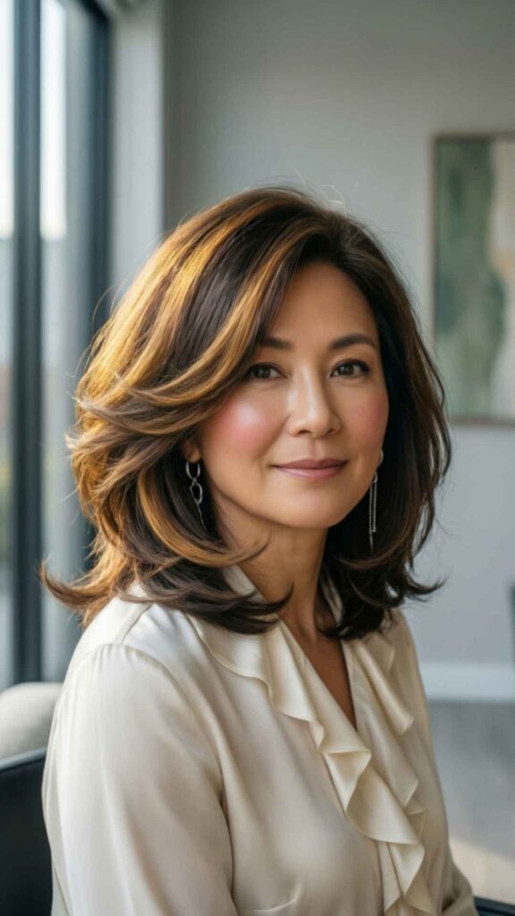 Soft Layered Cut With Side Volume