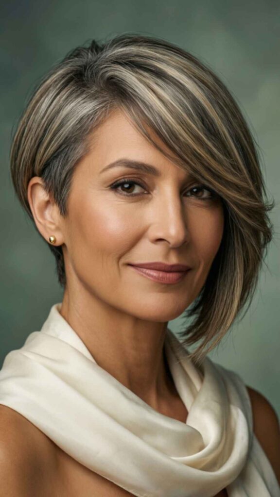 Asymmetrical Bob For Modern Look