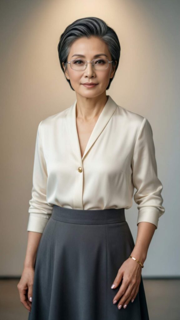 Slicked-Back Short Cut