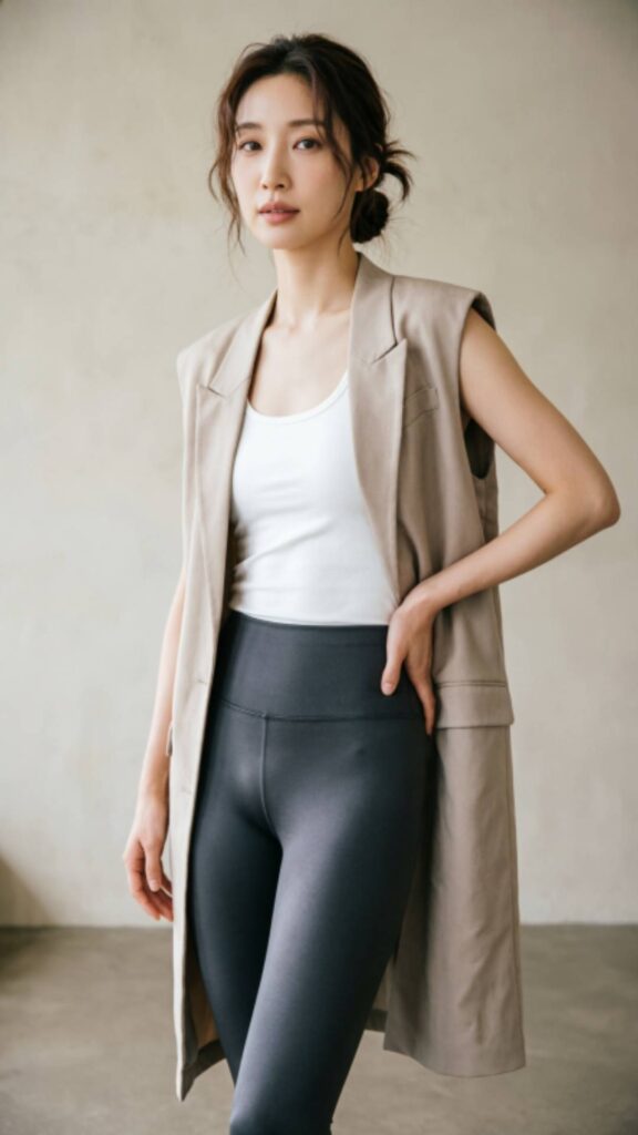 Longline Vest and Leggings