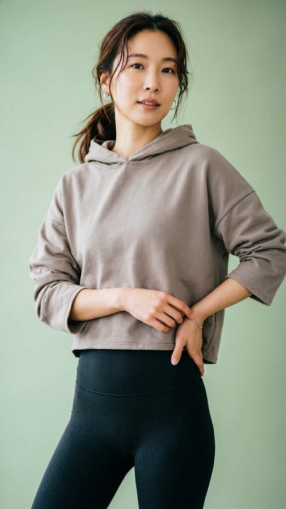 Hoodie and Athletic Leggings