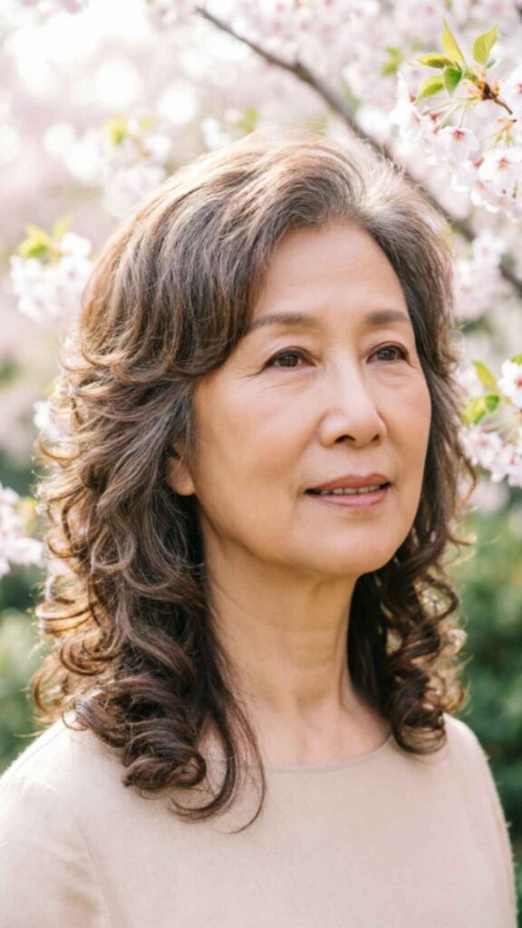 Soft Curly Medium Hairstyle