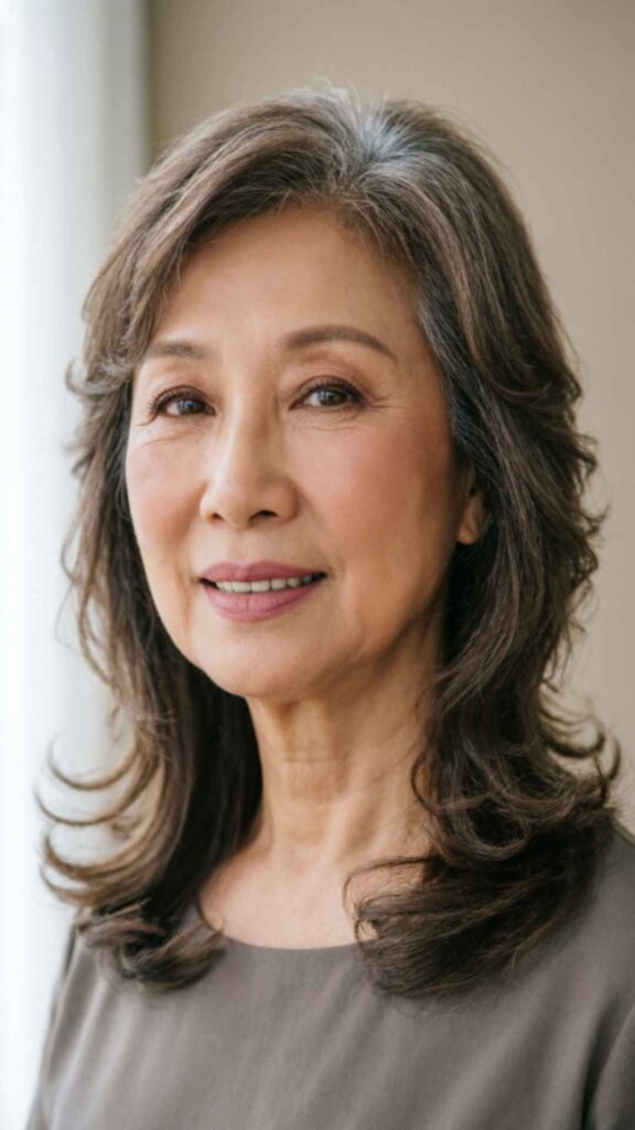 Medium Cut with Face-Framing Layers