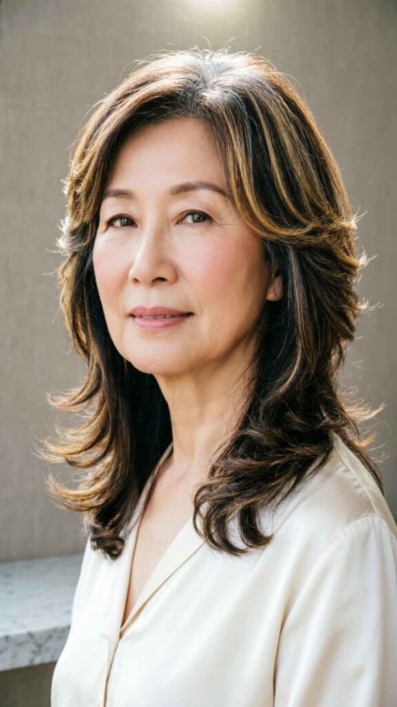 Medium Layered Cut with Highlights