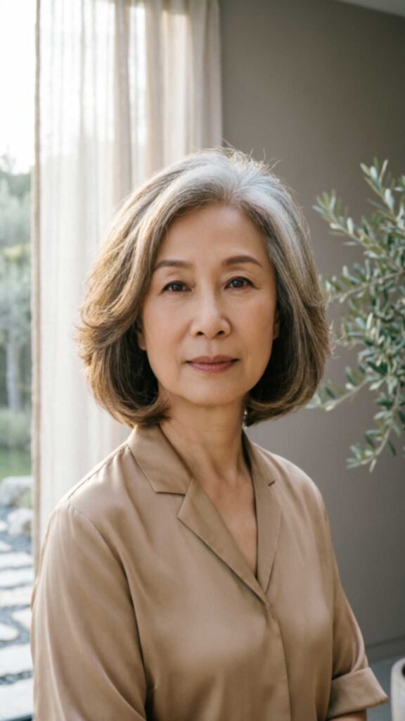 Elegant Shoulder-Length Classic Cut