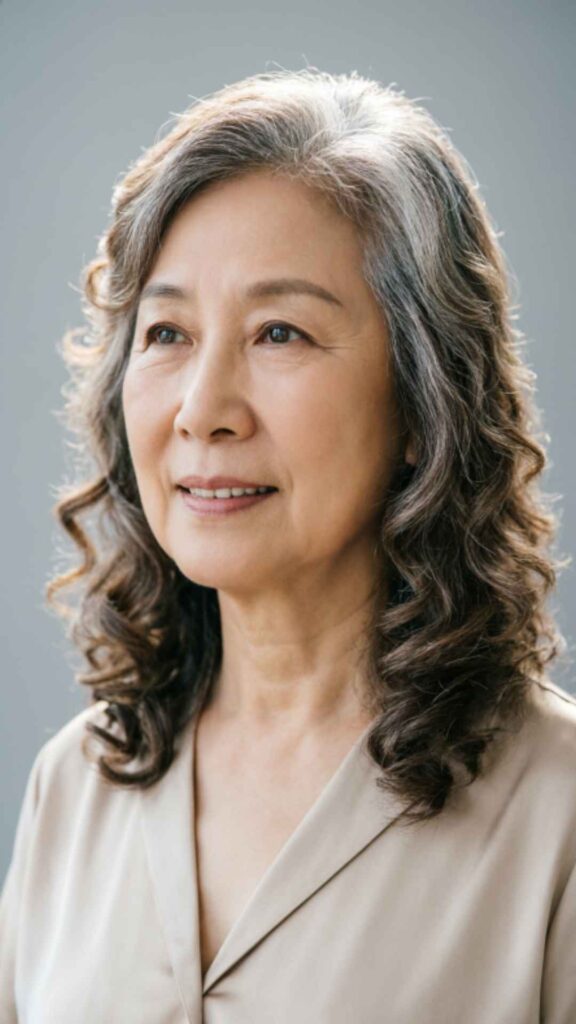 Medium-Length Hair with Subtle Waves