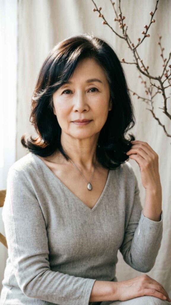 Medium Hair With Side Bangs