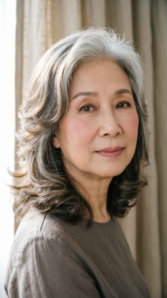 Medium Cut with Face-Framing Layers