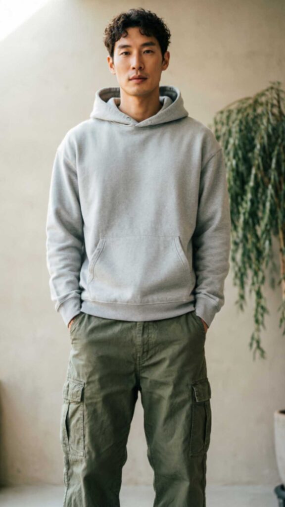 Cargo Pants with Hoodie