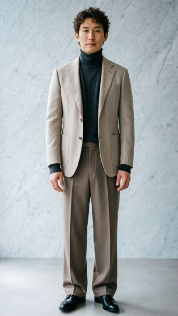 Turtleneck with Blazer