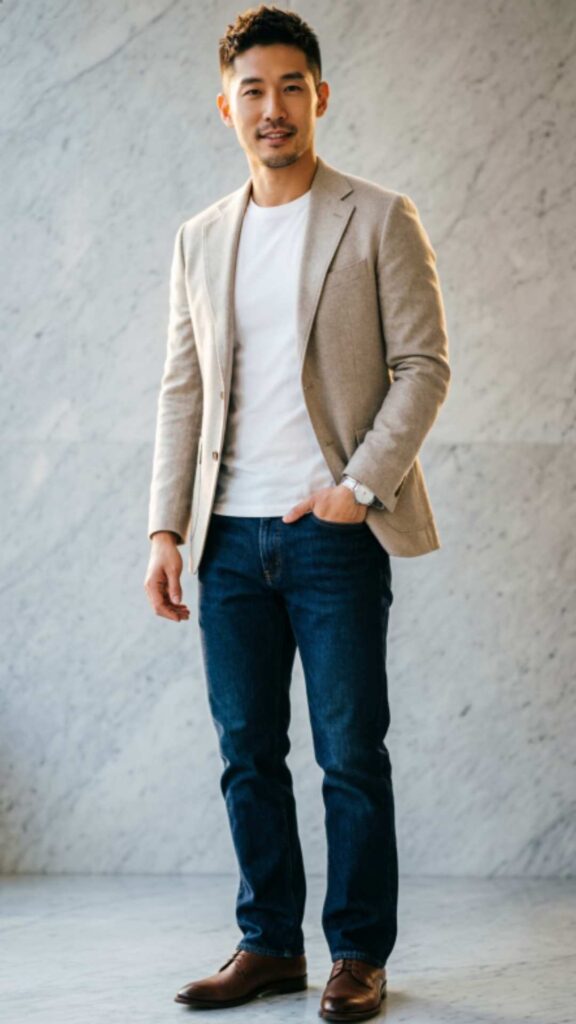 Casual Blazer with Jeans
