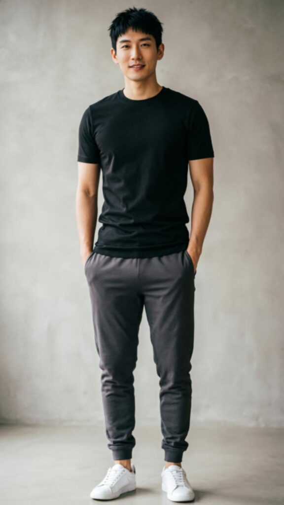 Slim-Fit T-Shirt with Joggers
