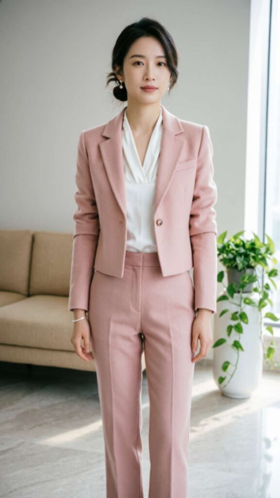 Soft Pastel Suit Set