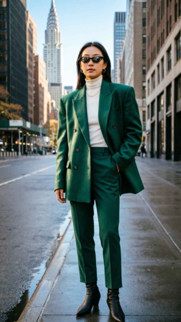 Bold Statement Blazer Look