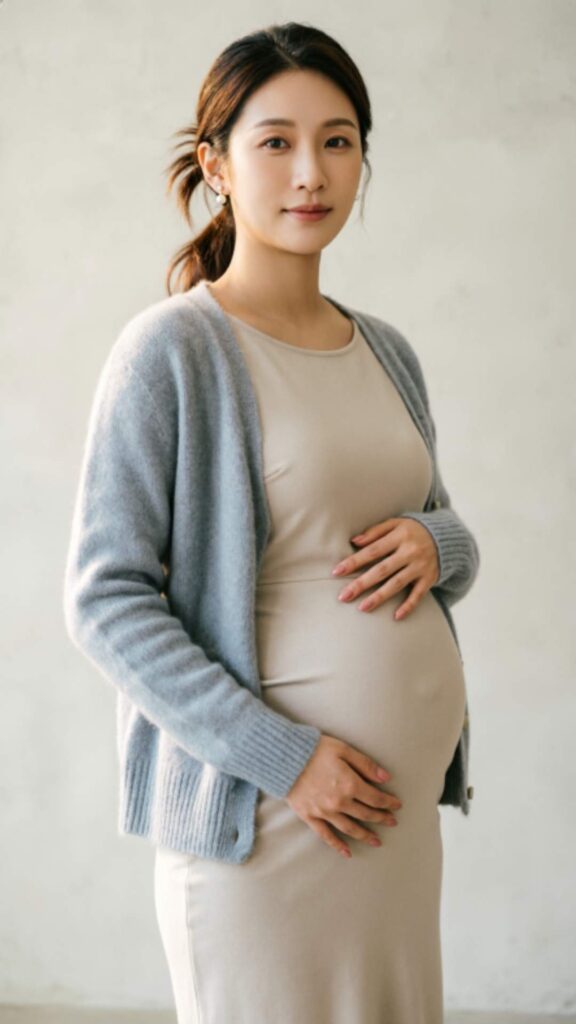 Cardigan and Basic Dress Layered Look