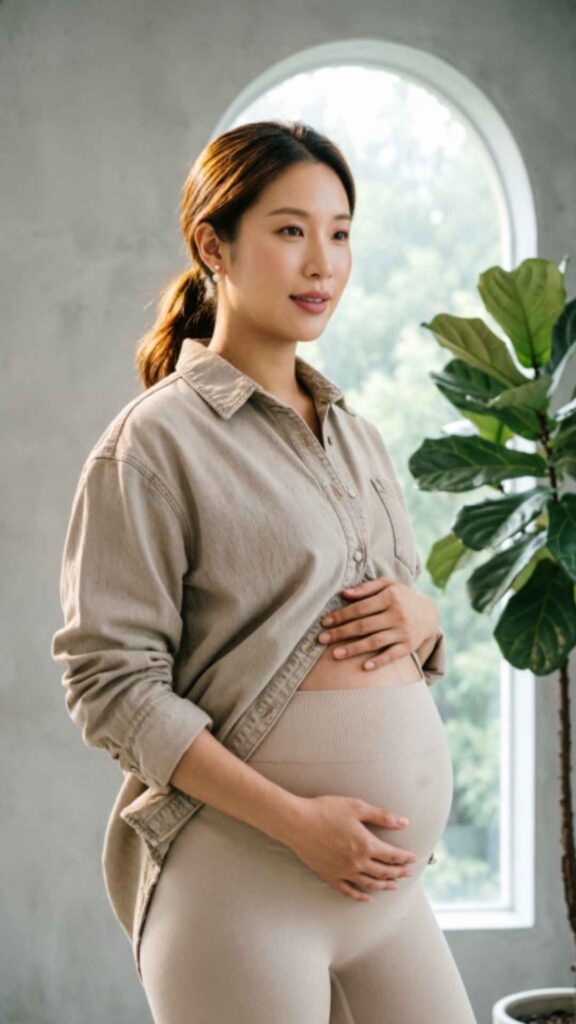 Button-Down Shirt and Leggings