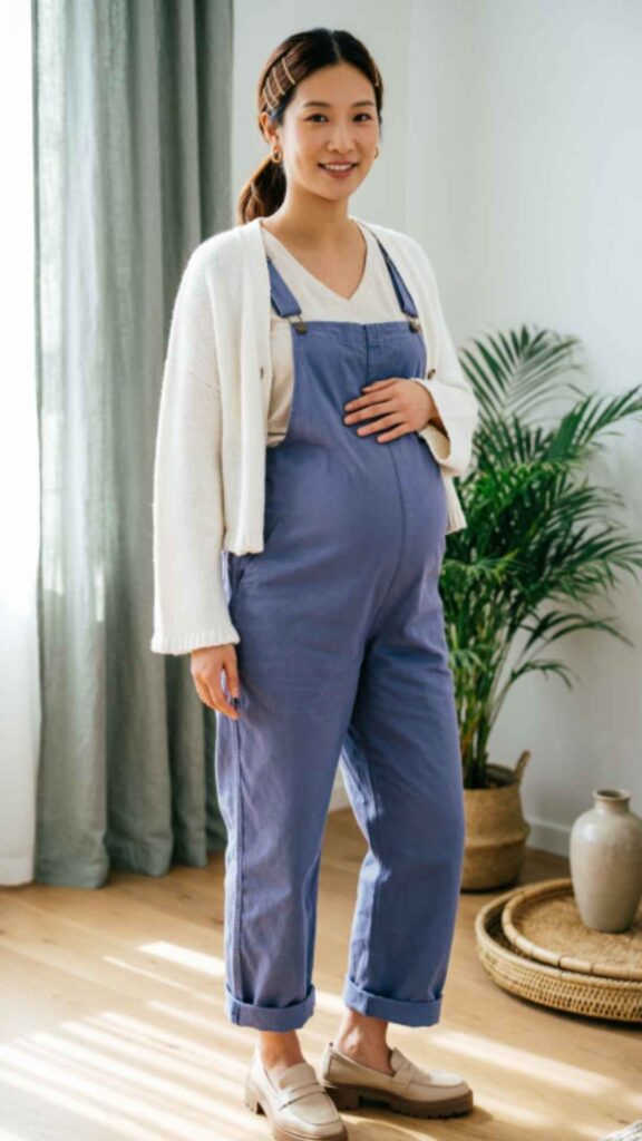 Casual Overalls Pregnancy Style