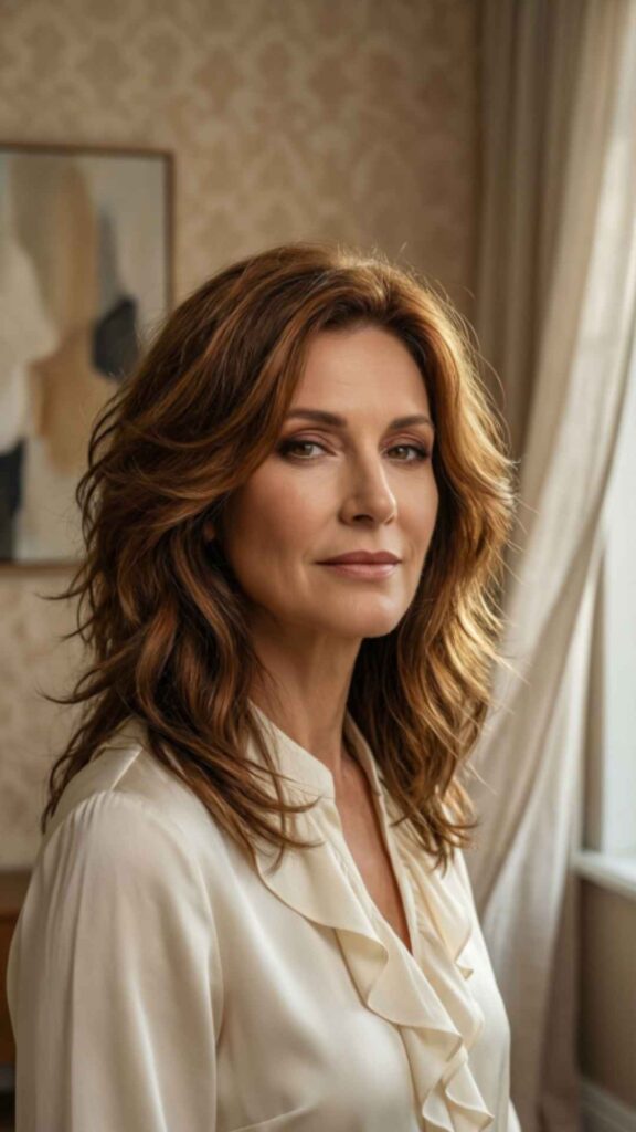 Layered Shoulder-Length Cut