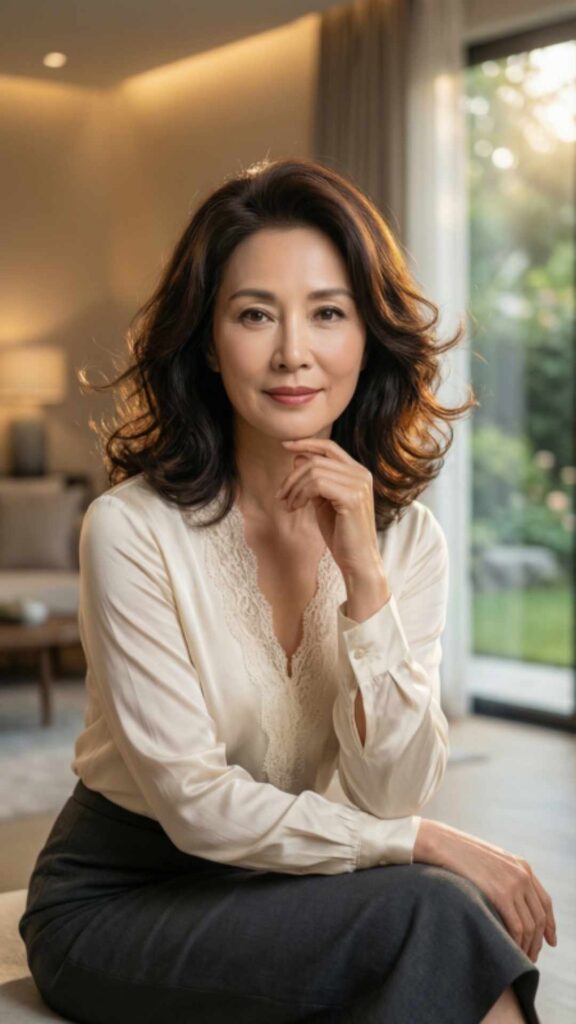 Curled Ends With Middle Part