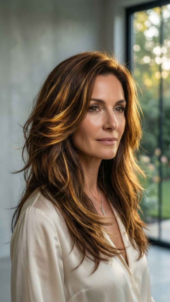 Feathered Cut With Highlights