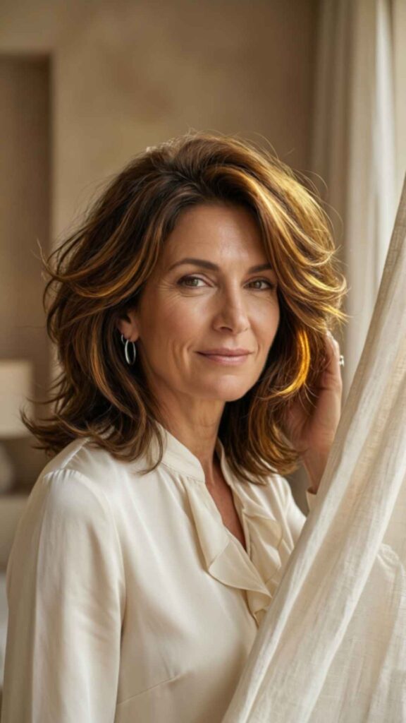 Layered Shag with Subtle Highlights