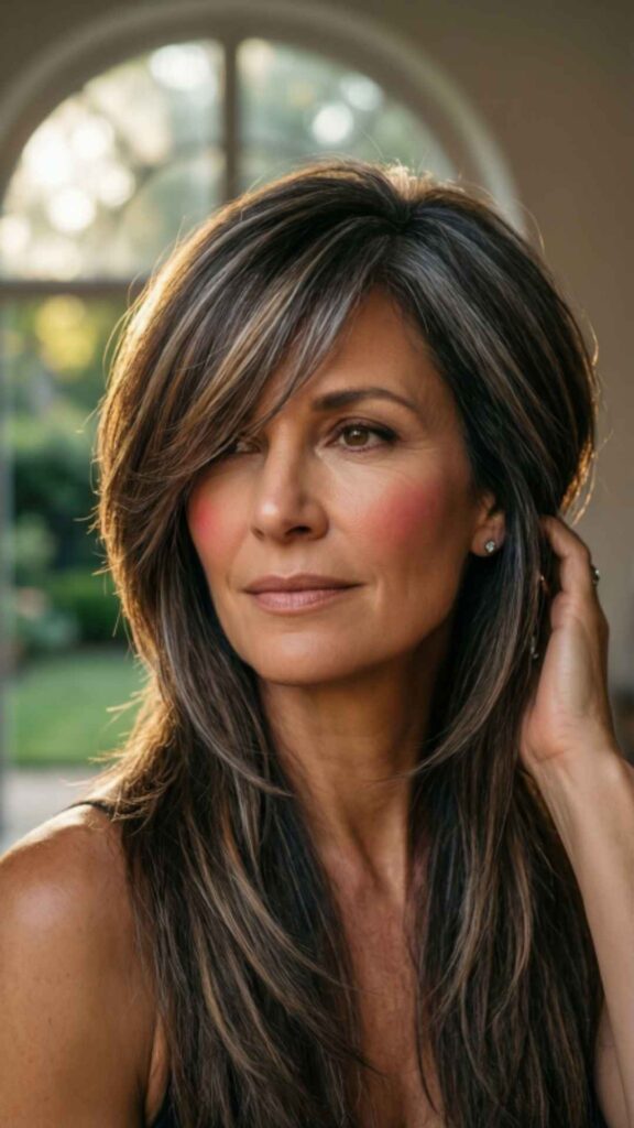 Asymmetrical Shag Cut