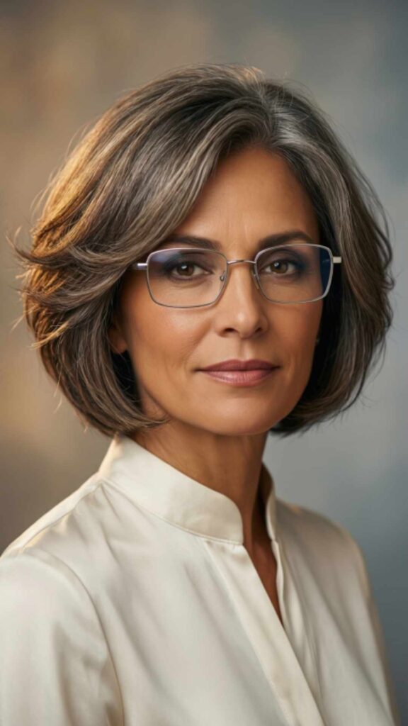 Classic Short Bob With Face-Framing Ends