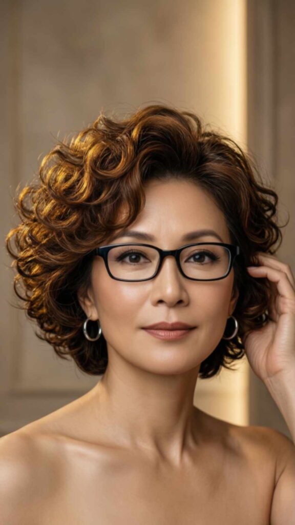 Curly Short Bob With Defined Ends