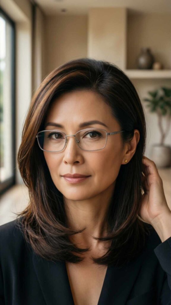 Sleek Crop With Side Part