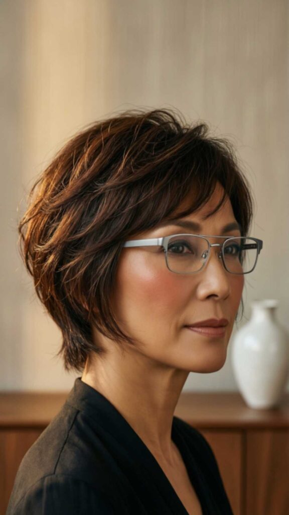 Soft Layered Pixie With Side Bangs