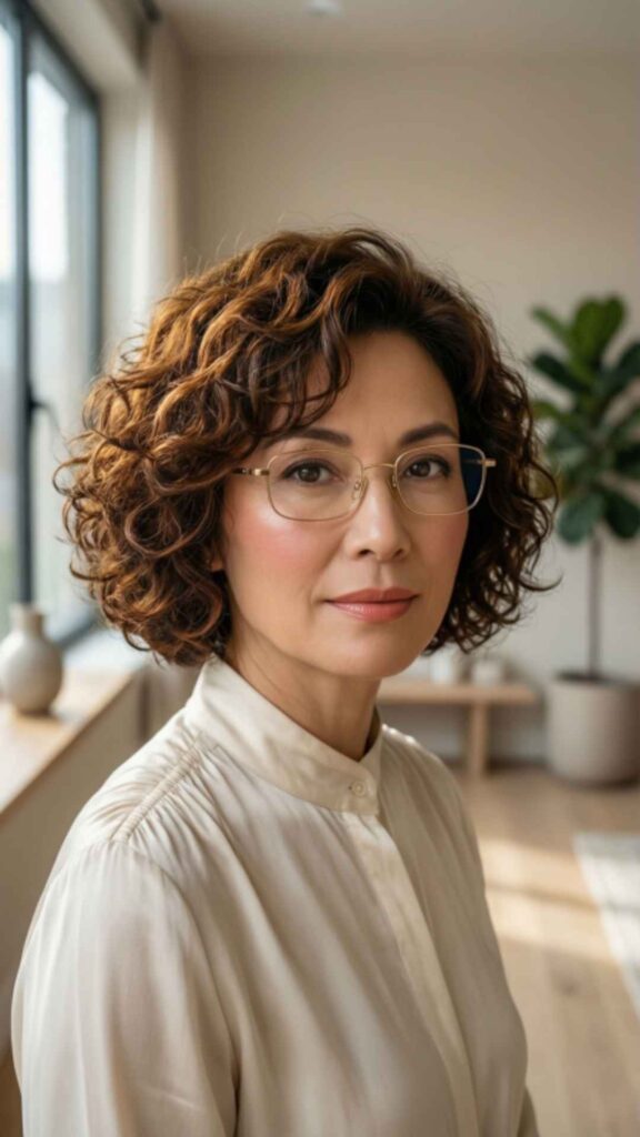 Curly Short Cut With Soft Shape